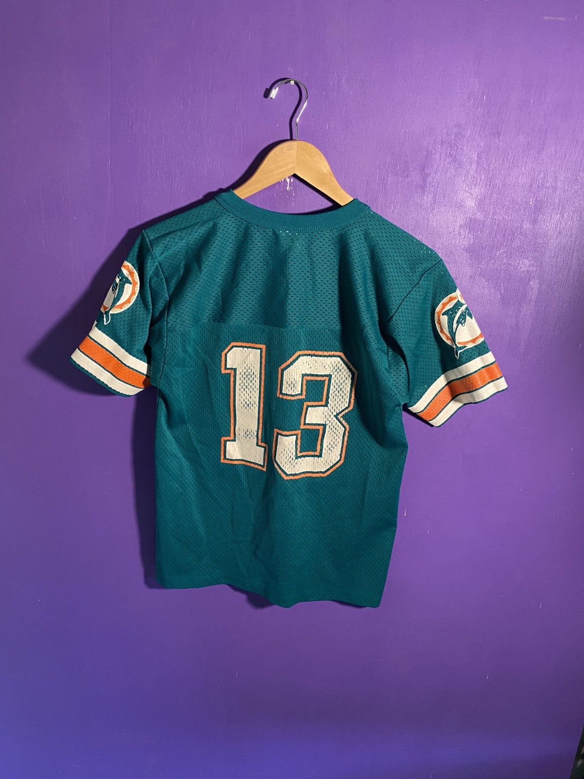 Logo 7 Vintage 90s Logo 7 Miami dolphins marino jersey Size S / US 4 / IT 40 - 2 Thumbnail