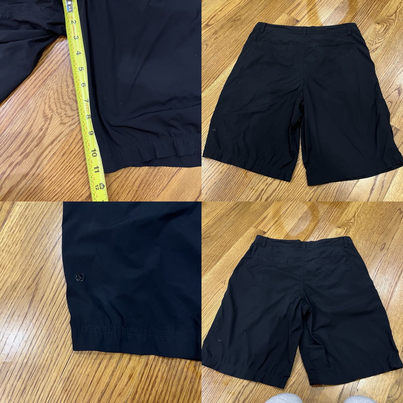 Lululemon Lululemon Athletica Men’s Kahuna Black Performance Loose Shorts LM7219S 32 Inseam 11 5-Pocket Chino Logo Size US 32 / EU 48 - 8 Thumbnail