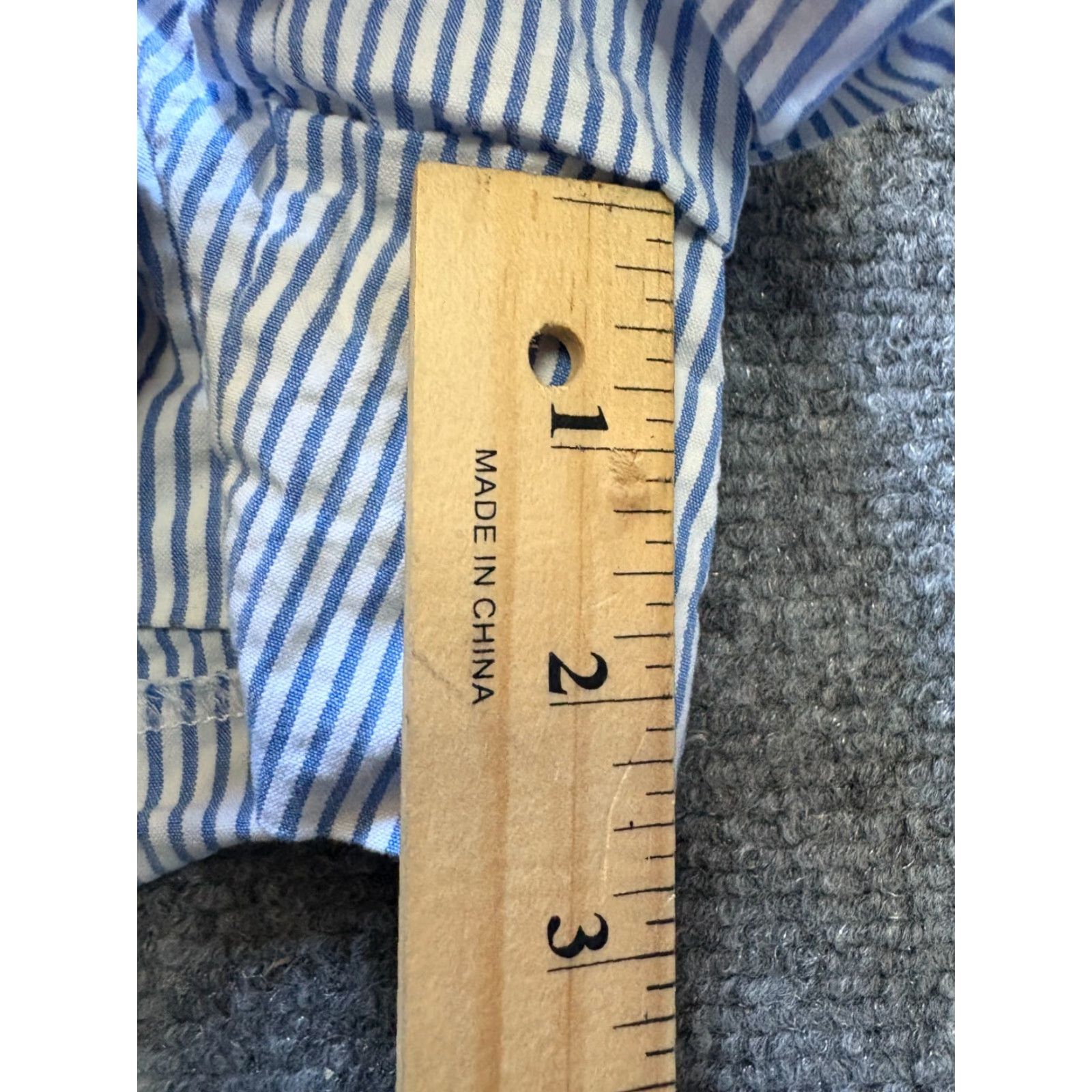 J.Crew J. Crew Shorts Womens Size 6 Blue White Stripes Cotton Elastane RN 77388 Size 28" / US 6 / IT 42 - 5 Thumbnail