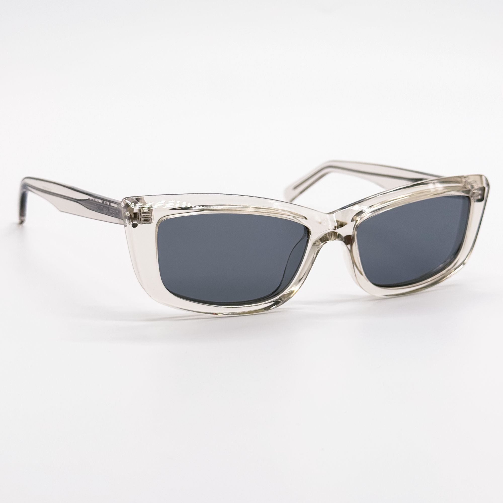 Saint Laurent Paris NEW SAINT LAURENT SUNGLASSES SL658 003 TRANSPARENT GRAY WOME Size ONE SIZE - 4 Thumbnail
