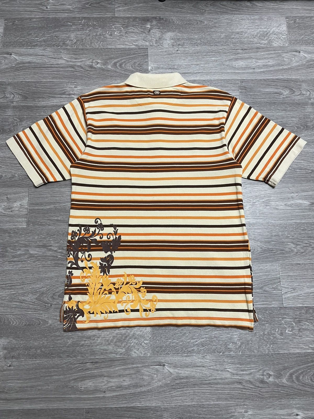 Ecko Unltd. Vintage Ecko Unltd Striped Retro Polo Shirt Hip Hop 90s Size US XL / EU 56 / 4 - 12 Thumbnail