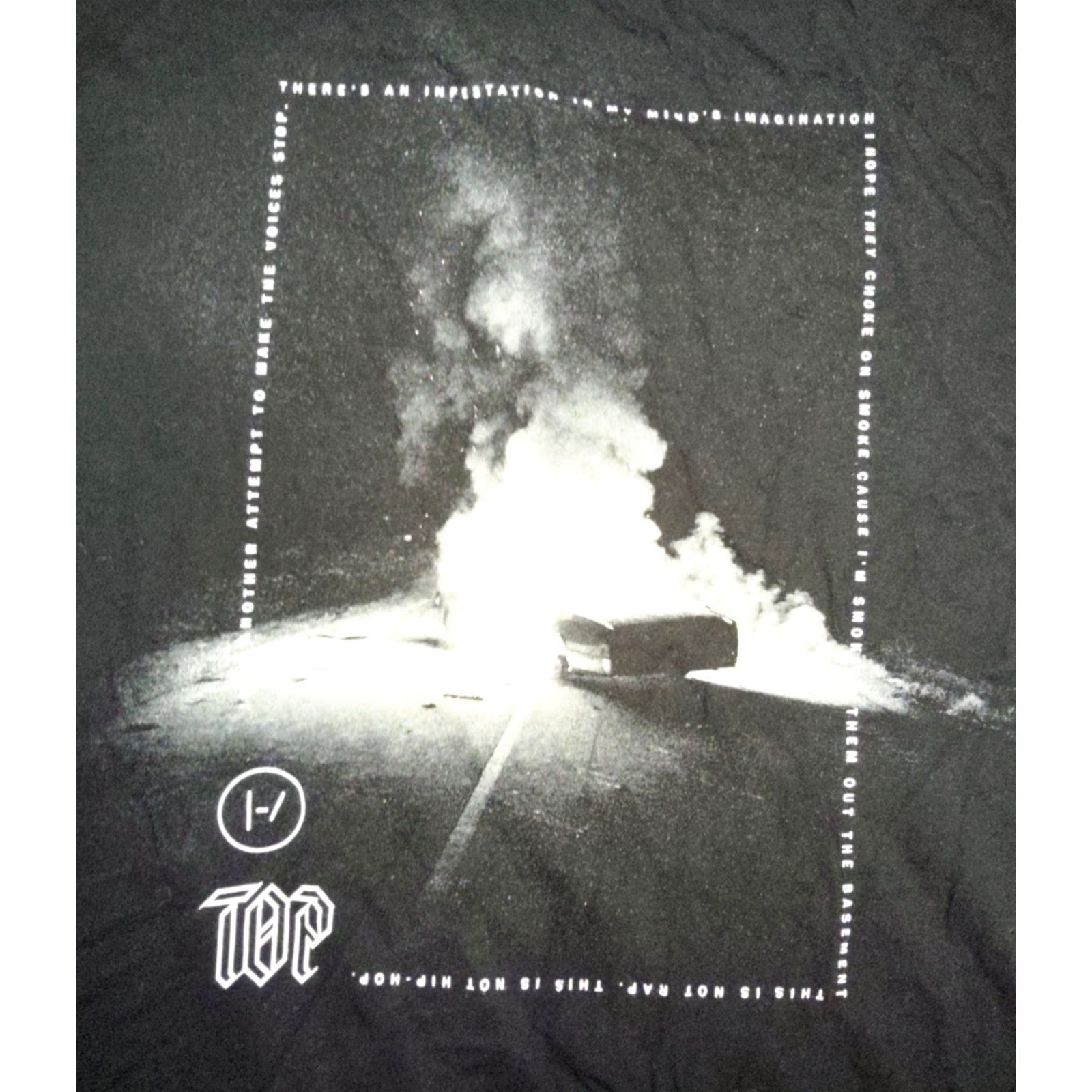 Vintage VINTAGE Pacific T-shirt Unisex 2XL Black Graphic Print Hip Hop 90s Grunge Music Tee Street Wear USA Shirt Size US XXL / EU 58 / 5 - 2 Thumbnail
