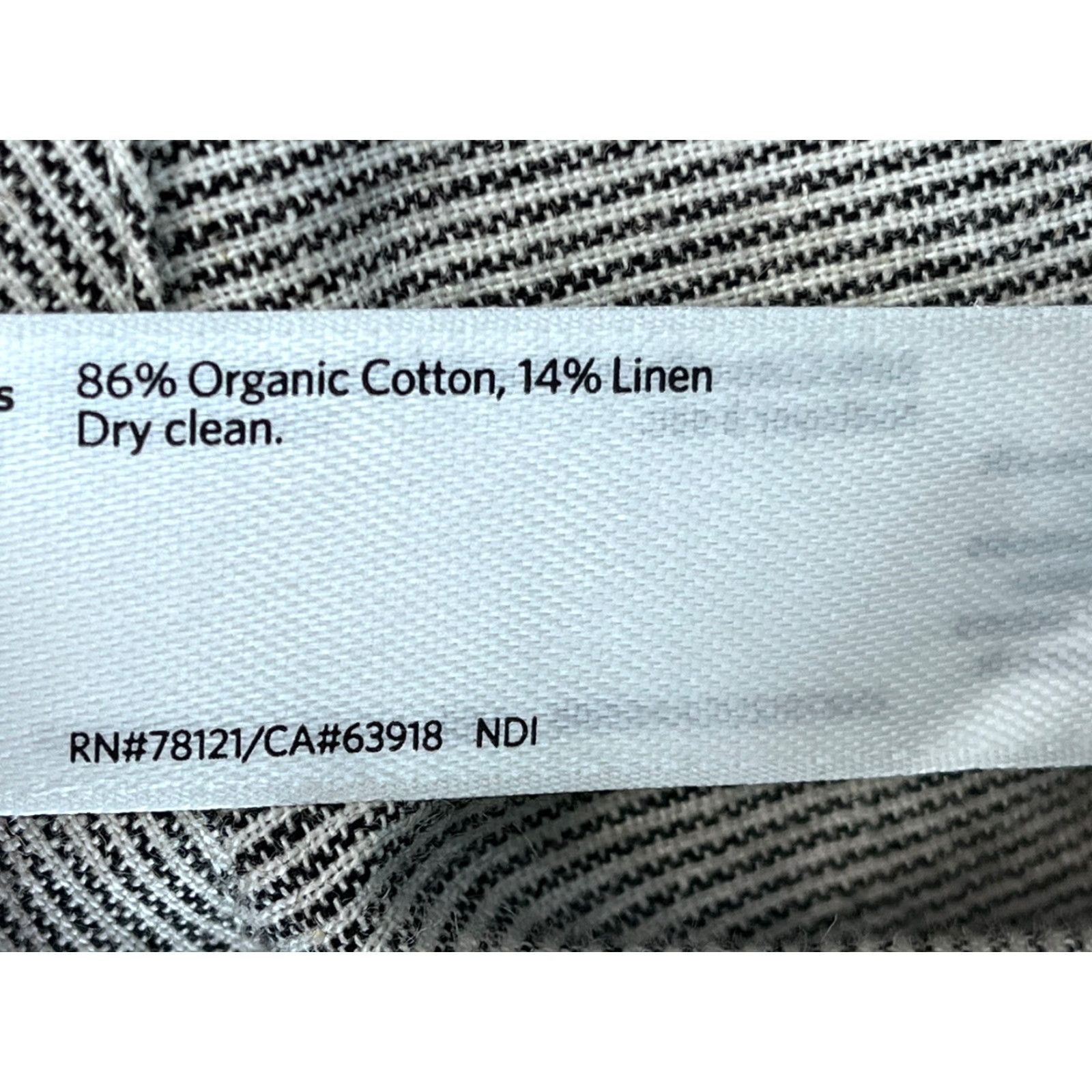Eileen Fisher Eileen Fisher Blazer Jacket Women Size Large Black Ivory Striped Organic Cotton Linen Lagenlook Open Size L / US 10 / IT 46 - 8 Thumbnail