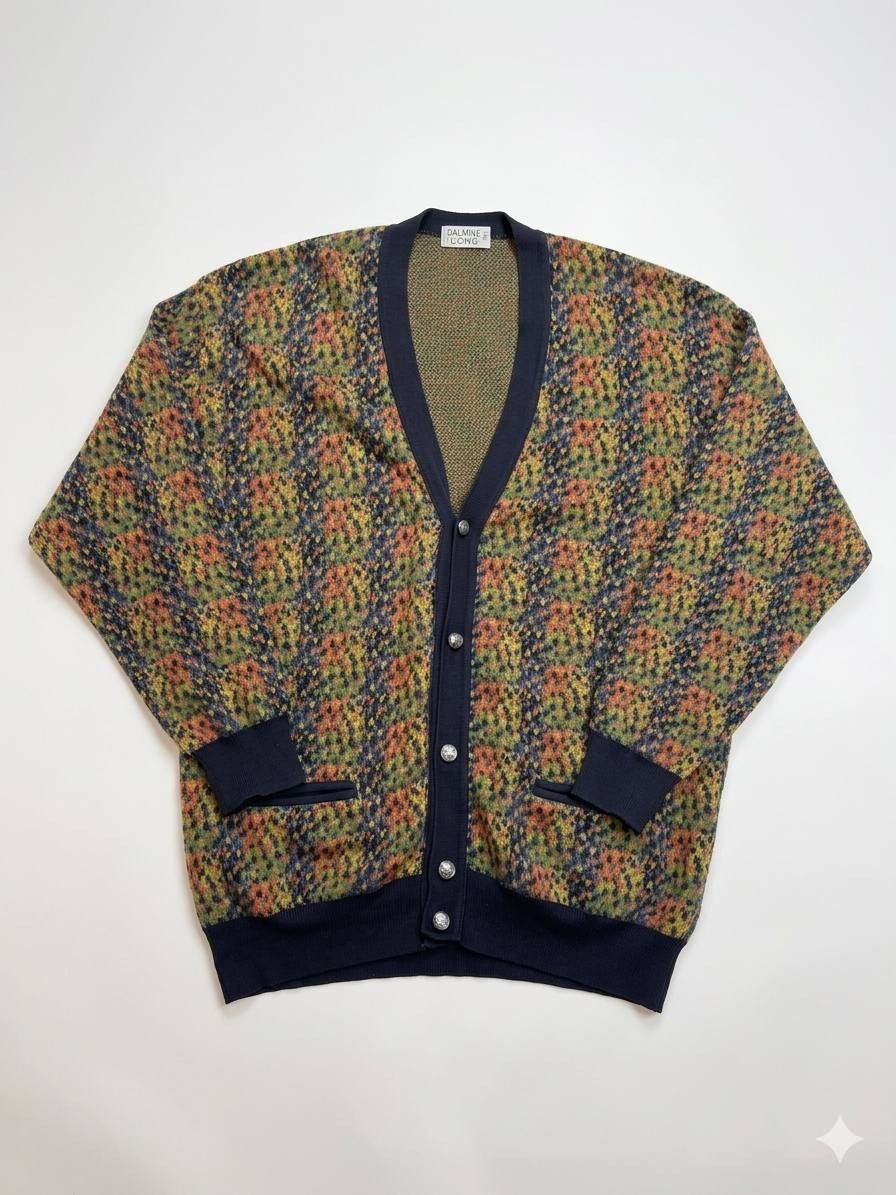 Vintage Vintage Dalmine Uomo Italy Knit Cardigan XL Coogi Style Size US XL / EU 56 / 4 - 4 Thumbnail