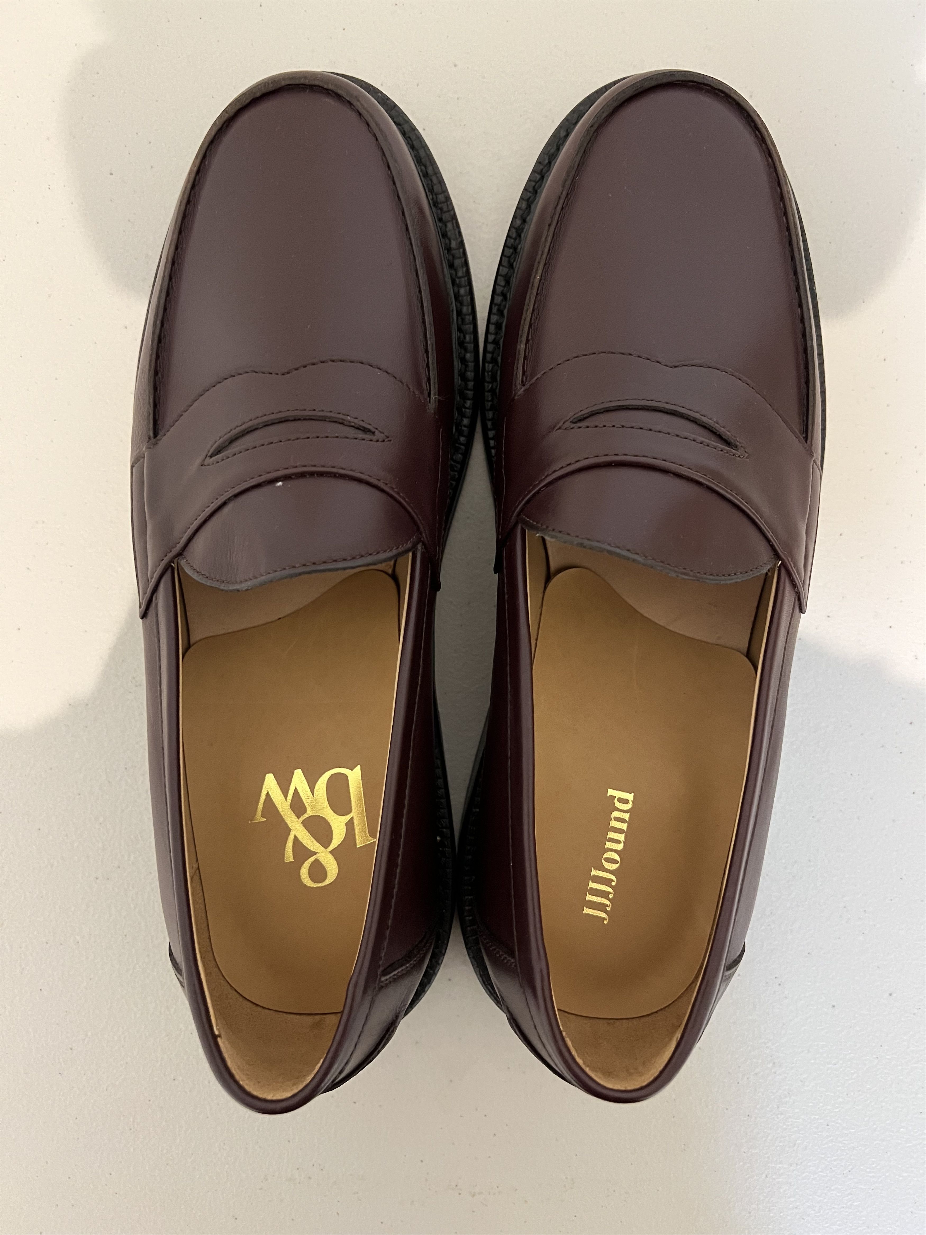 Blackstock & Weber × JJJJound 💚 Jjjjound x Blackstock & Weber Ellis Penny Loafer Bordeaux Size US 10.5 / EU 43-44 - 18 Thumbnail