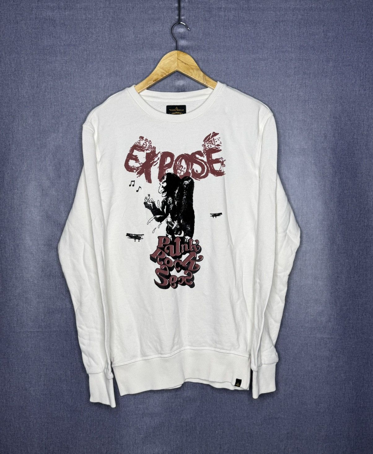 Vivienne Westwood Vivienne Westwood Anglomania Sweatshirt Expose Punk Rock Sex Size US M / EU 48-50 / 2 - 2 Thumbnail