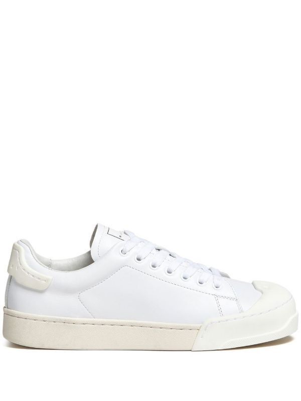Marni o1w1db10125 Dada Bumper Low-Top Sneakers in White Size US 7 / EU 40 - 1 Thumbnail