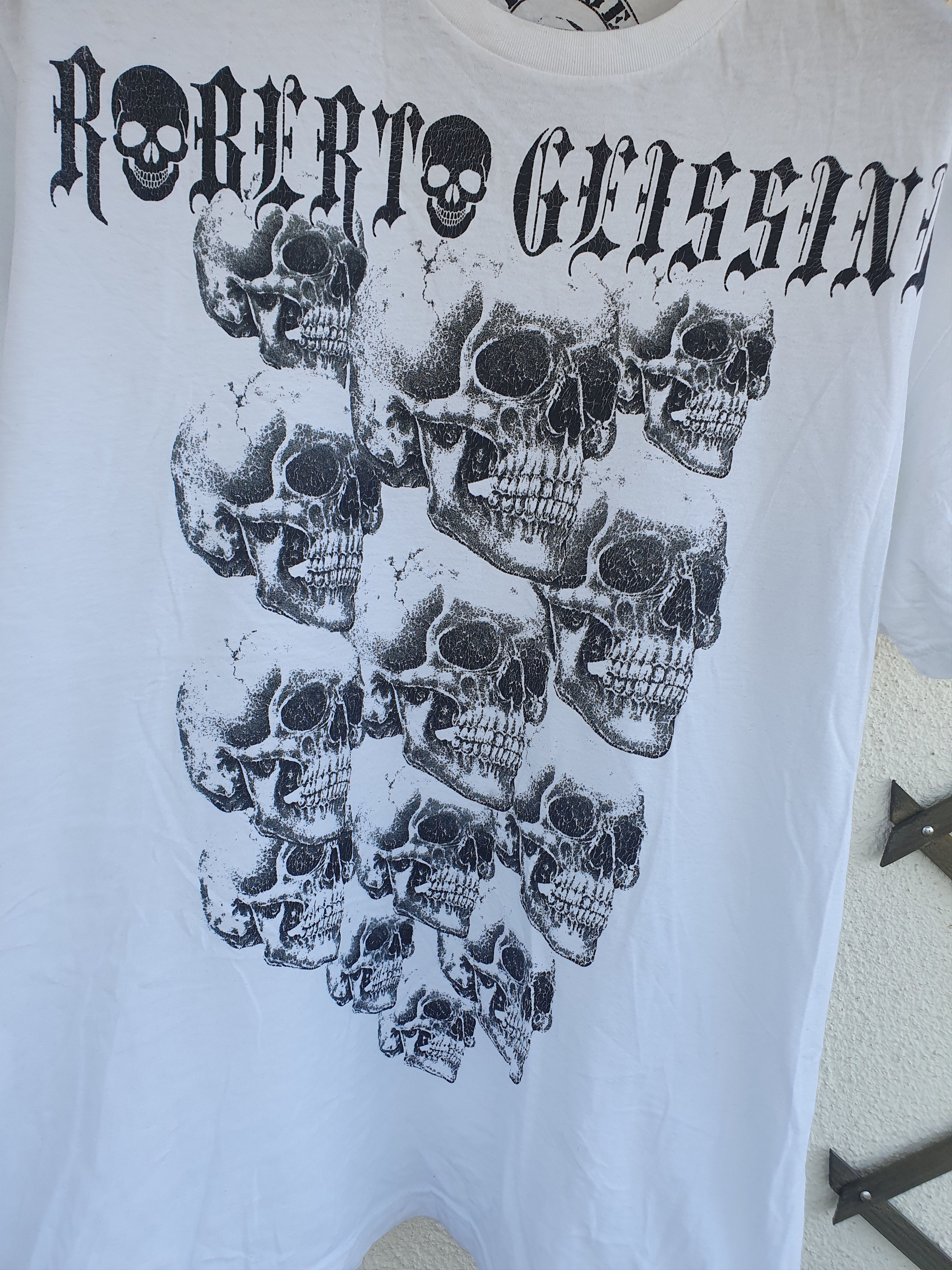 Swagger Roberto Geissini Death's Head t-shirt Made in USA sz XL/L? Size US XL / EU 56 / 4 - 6 Thumbnail