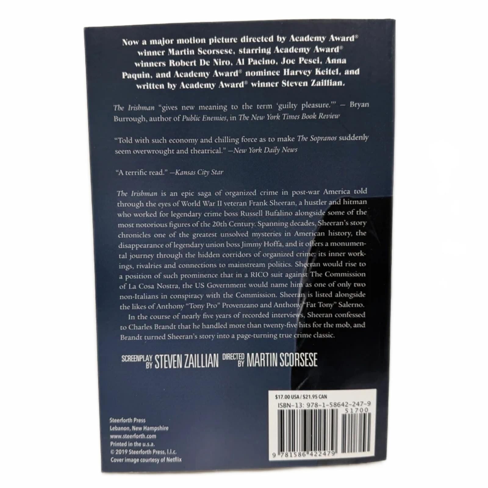 Other The Irishman - Charles Brandt - Paper Back Size ONE SIZE - 2 Thumbnail