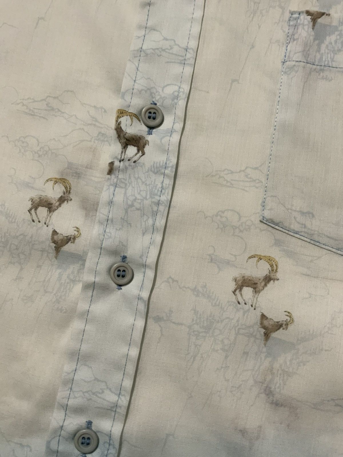 Arrow × Vintage 70s Arrow Doubler Doubler Bighorn Sheep Mountain AOP Shirt Size US S / EU 44-46 / 1 - 5 Thumbnail