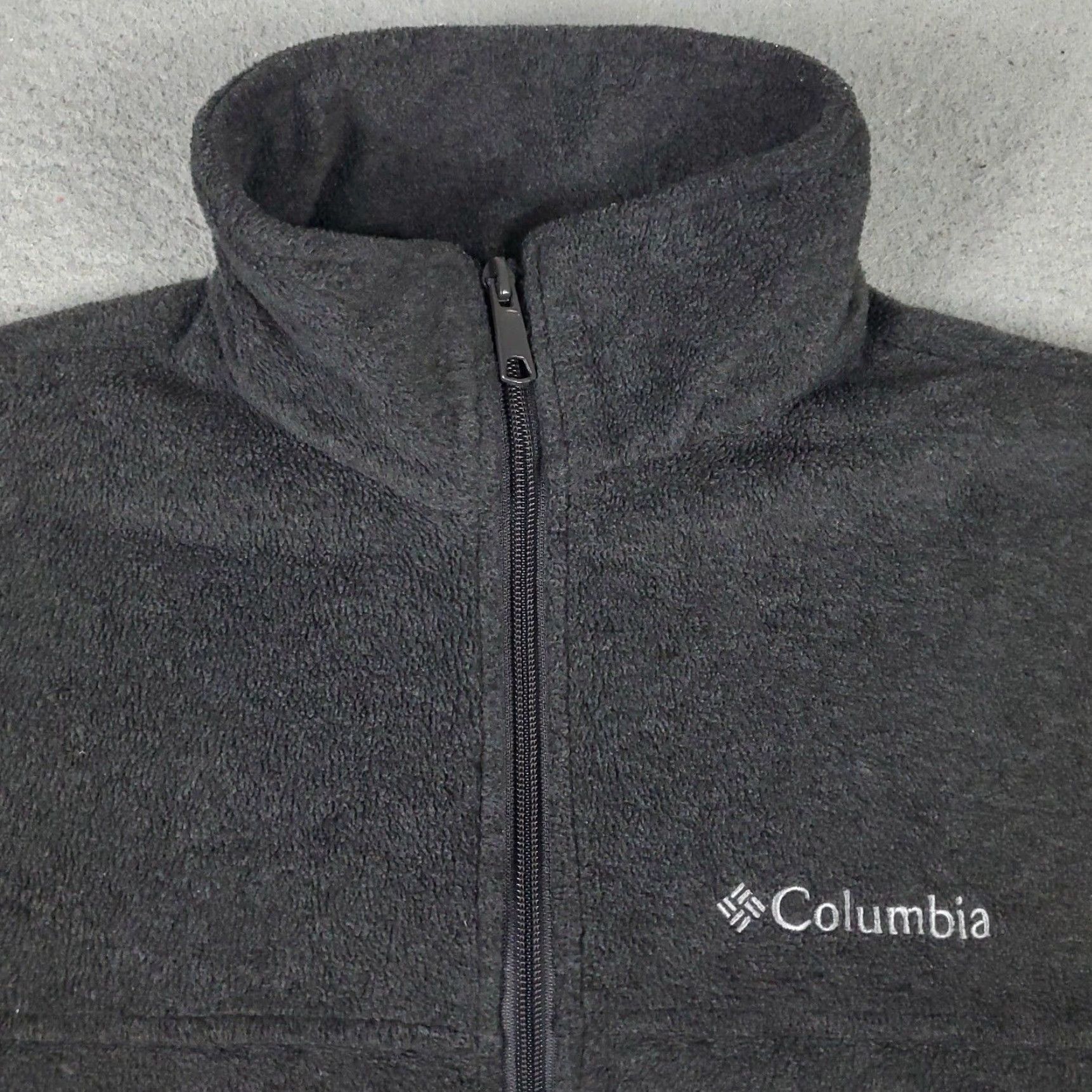 Vintage Columbia Sweater Mens Small Gray Fleece Full Zip Up Sweatshirt Size US S / EU 44-46 / 1 - 3 Thumbnail