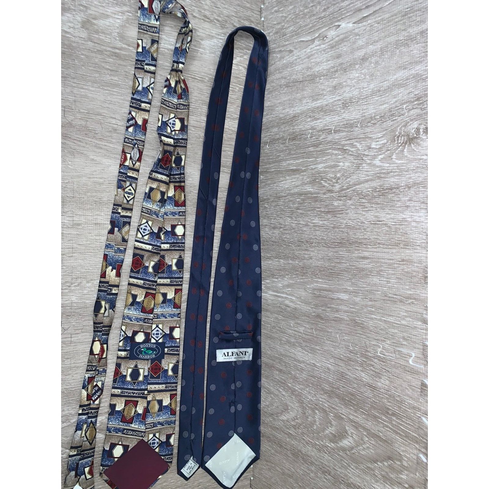 The Unbranded Brand 5 Piece Designer Silk Necktie Set Geometric Multicolor Size ONE SIZE - 9 Thumbnail
