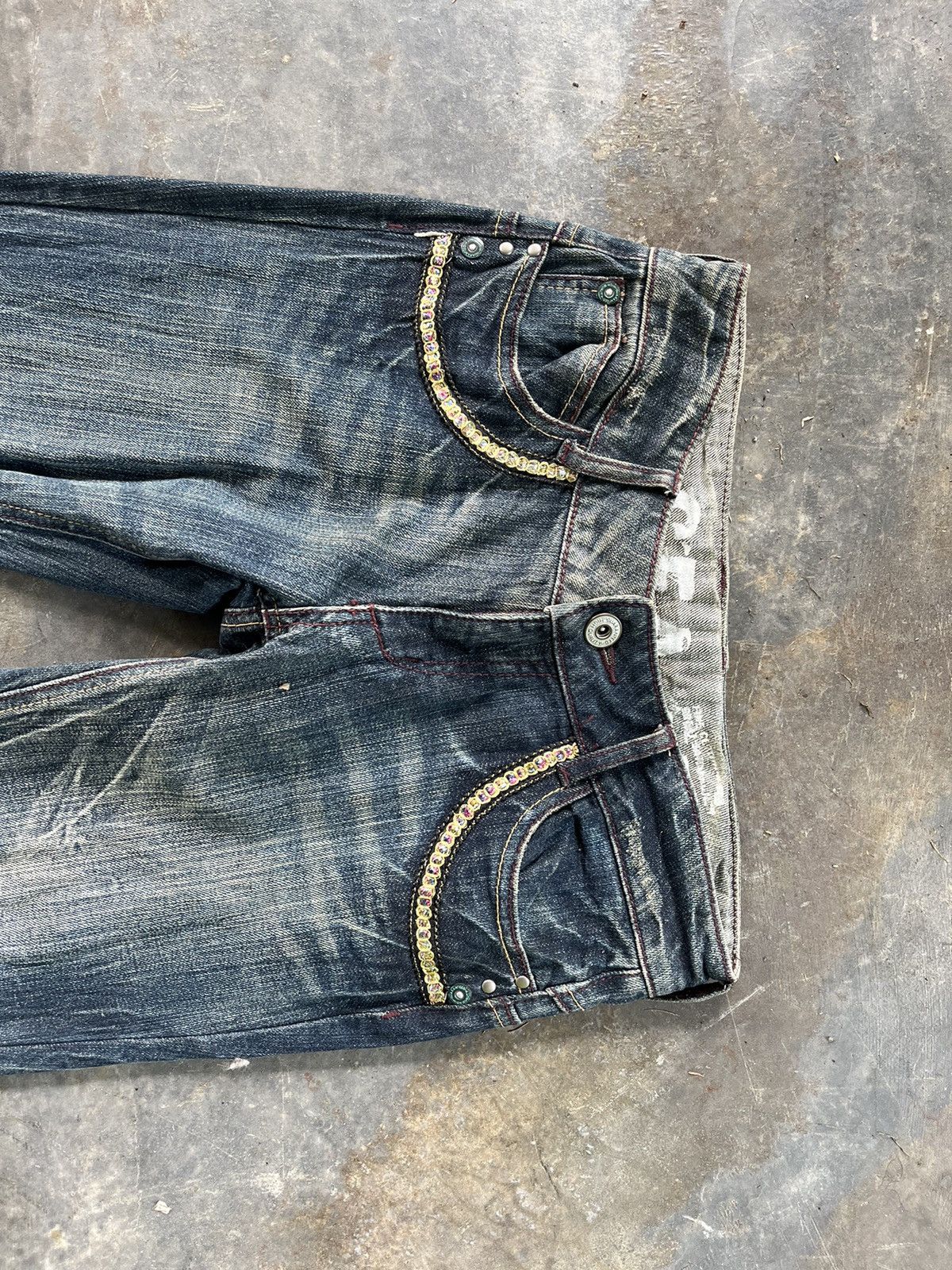 Japanese Brand × Tornado Mart × Vintage Flare Tornado Mart Inspired Denim Size US 30 / EU 46 - 4 Thumbnail