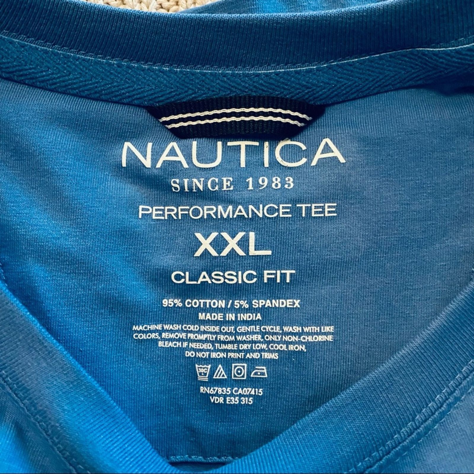 Nautica Nautica blue classic tee Size US XXL / EU 58 / 5 - 4 Thumbnail