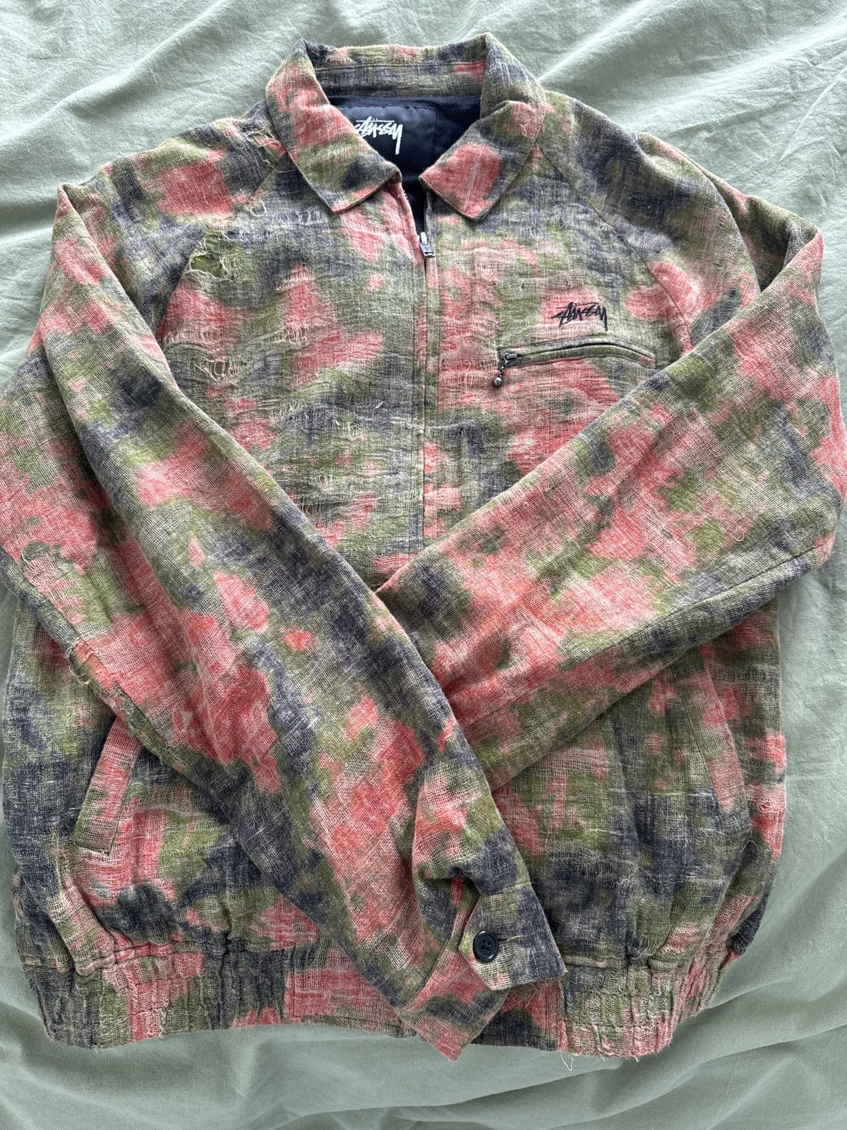 Stussy Stussy Coated Cotton Club Jacket | Grailed