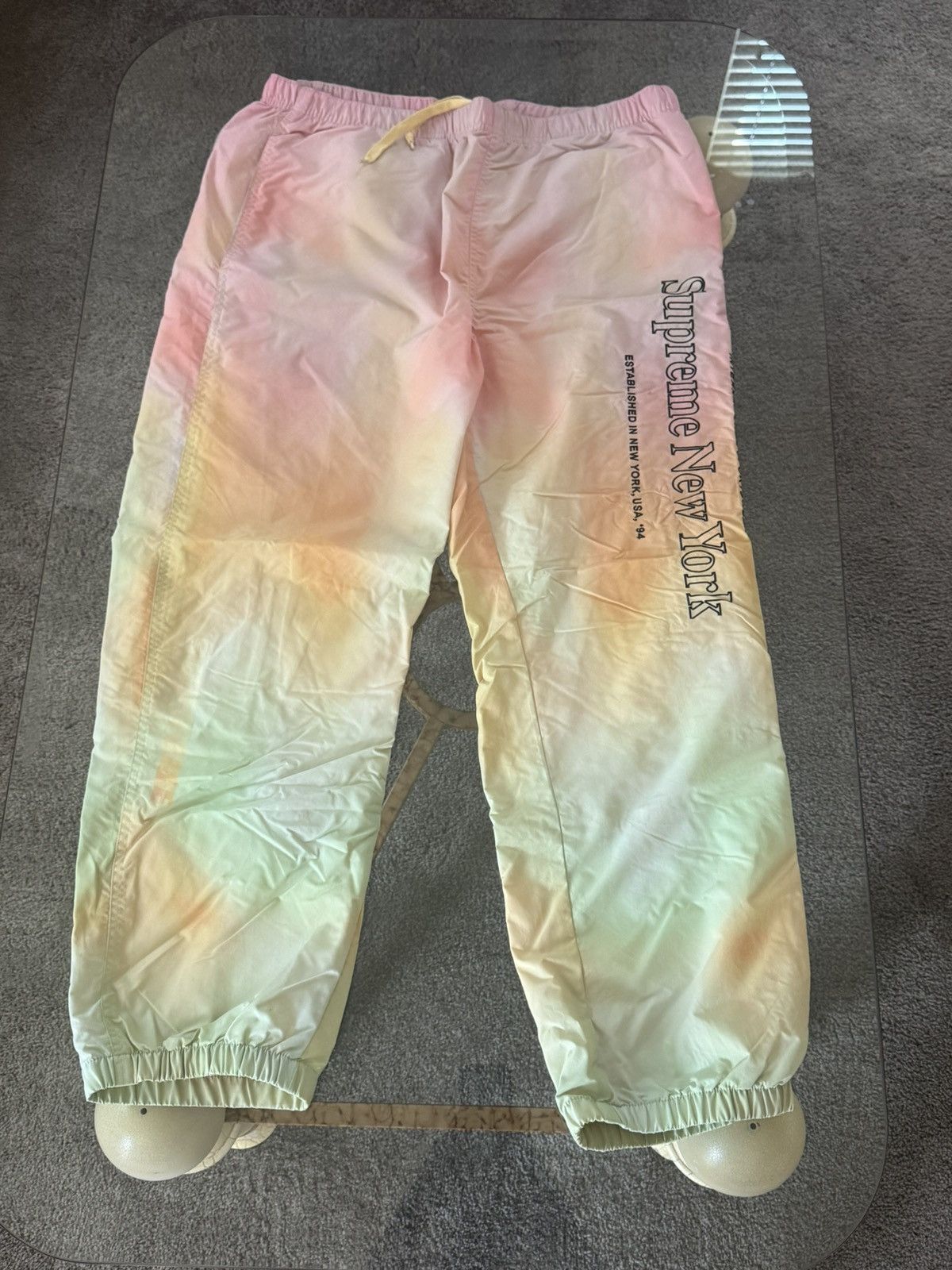 Supreme Supreme multicolor rain pants Size US 34 / EU 50 - 1 Thumbnail