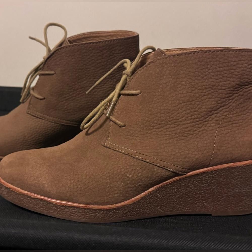 Lucky Brand Lucky Brand Short Lace up wedge boots. Size 6.5M Size US 6.5 / IT 36.5 - 1 Thumbnail