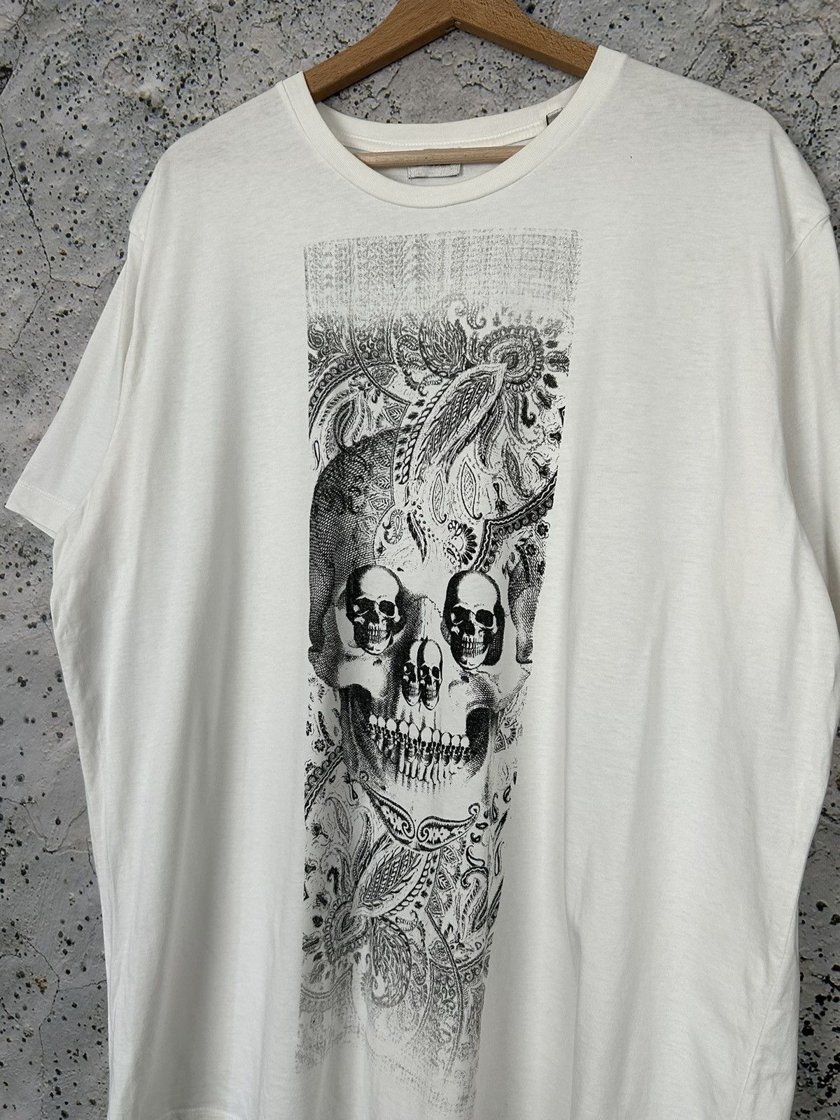 Diesel × Vintage Vintage Diesel Y2K Horror Skull Graphic Tee 00s Punk Size US XXL / EU 58 / 5 - 3 Thumbnail
