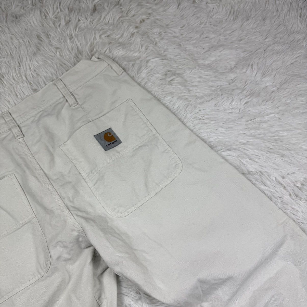 Carhartt Carhartt White Chalk Pants 31x32 Vintage Workwear Streetwear Size US 31 - 3 Thumbnail