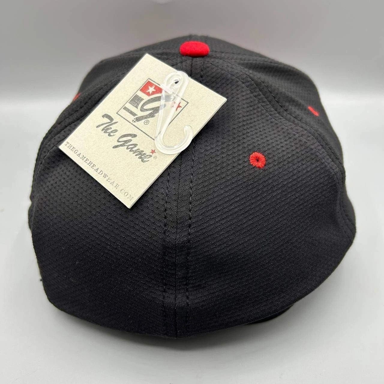 The Game East Mississippi Hat Men Black Red The Game Fitted Cap New M Size ONE SIZE - 7 Thumbnail