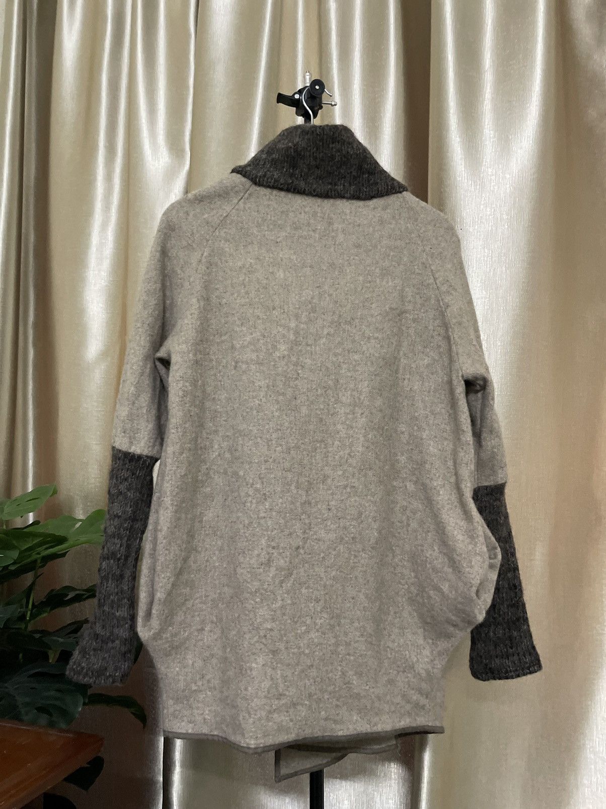 Japanese Brand × Katharine Hamnett London × Vintage KATHARINE HAMNETT CUT & SEWN WOOL BLEND CARDIGAN Size ONE SIZE - 2 Thumbnail