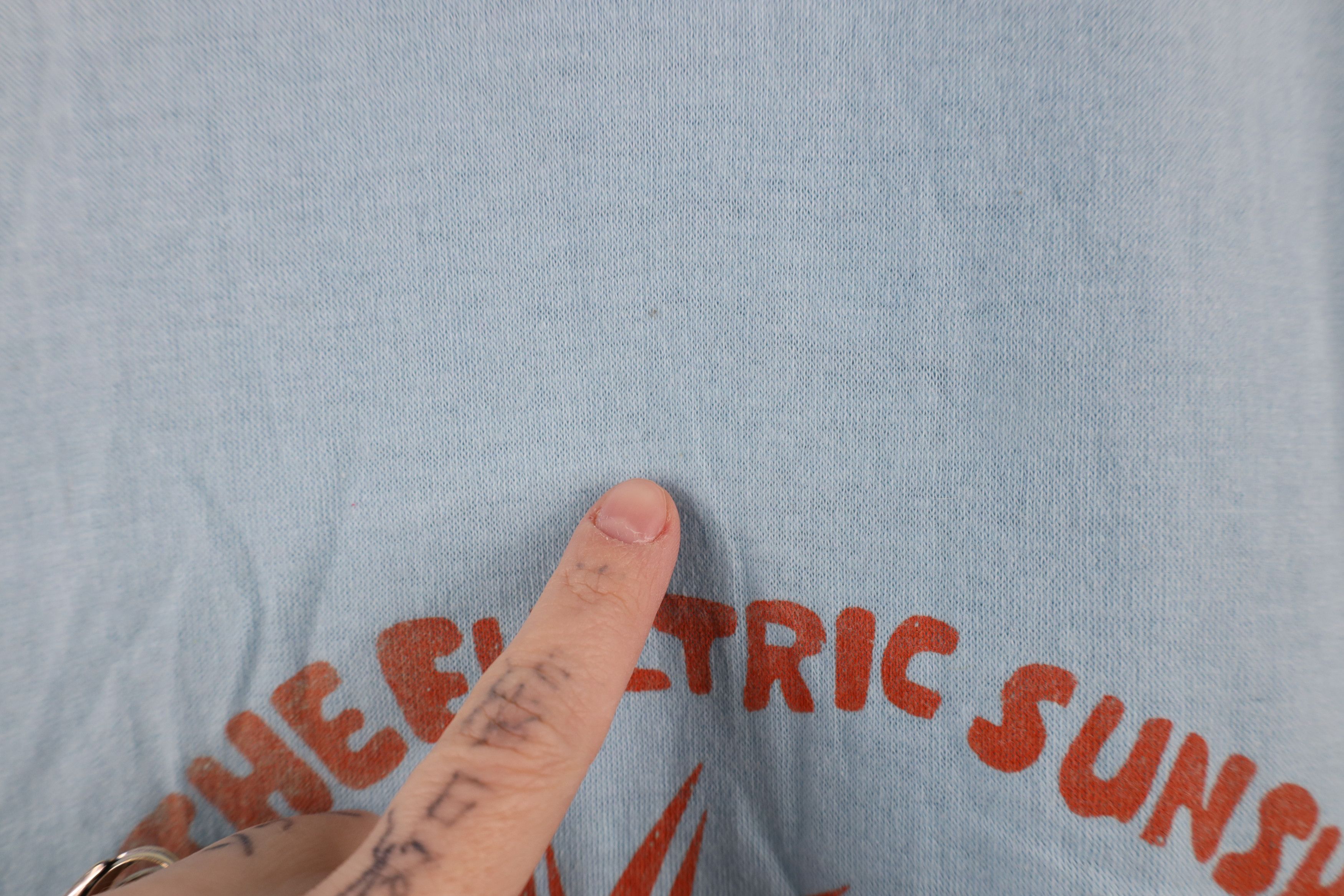 Vintage Vintage 70s The Electric Sunshine Man T-Shirt Light Blue USA Size US S / EU 44-46 / 1 - 5 Thumbnail