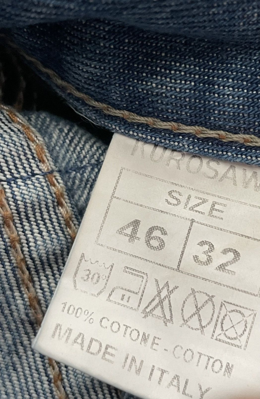 Takeshy Kurosawa Vintage Takeshy Kurosawa Japan Distressed Denim Jeans RARE Size US 32 / EU 48 - 13 Thumbnail
