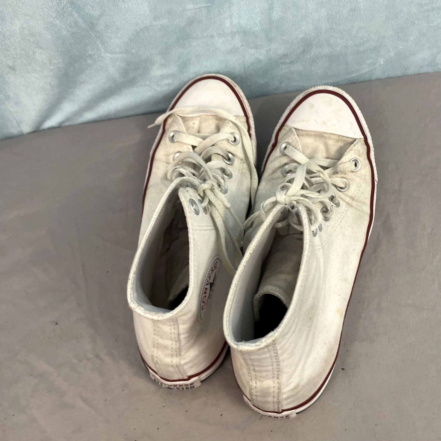 Converse CONVERSE All Star Chuck Taylor All Star Sneaker High Top Mens 8 Womens 10 White Classic BasketBall Shoe Size US 8 / IT 38 - 7 Thumbnail