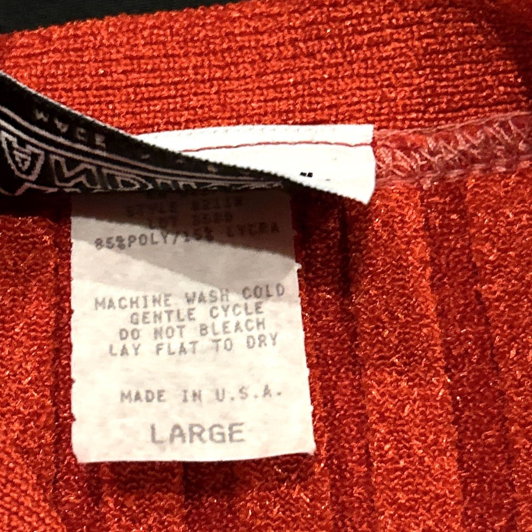 Vintage VINTAGE Knits Landing Red Tank Top Womens L Sleeveless 70s 80s Sparkle Casual Dressy Pattern Solid Size L / US 10 / IT 46 - 4 Thumbnail
