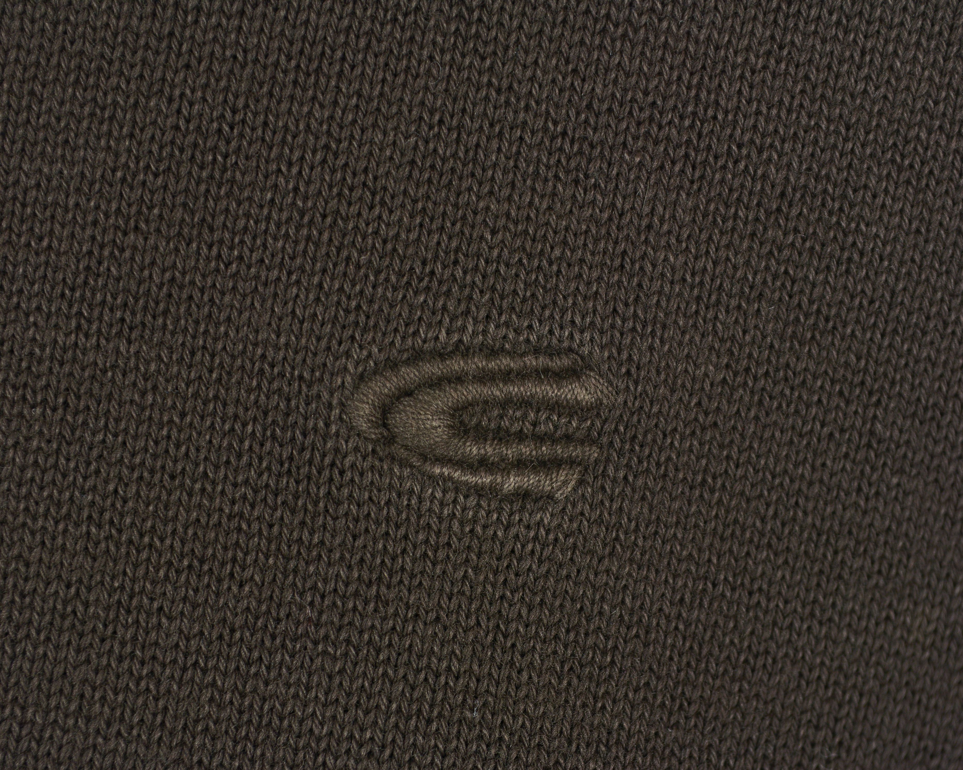 camel active Jumper V-Neck L Pullover Cotton Sweater Knitted Brown Top Size US L / EU 52-54 / 3 - 3 Thumbnail