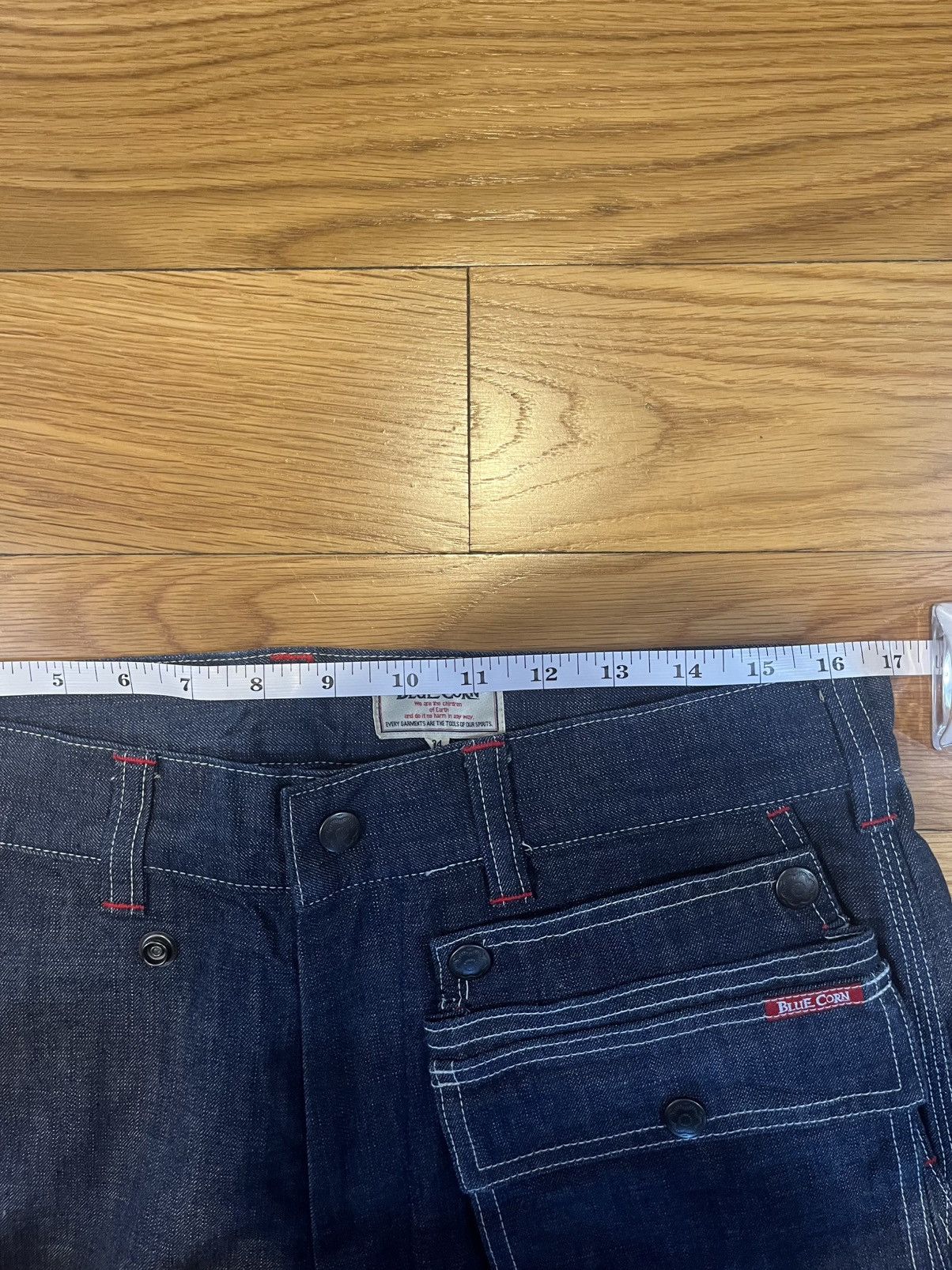 Japanese Brand Blue Corn Denim Size US 33 - 3 Thumbnail