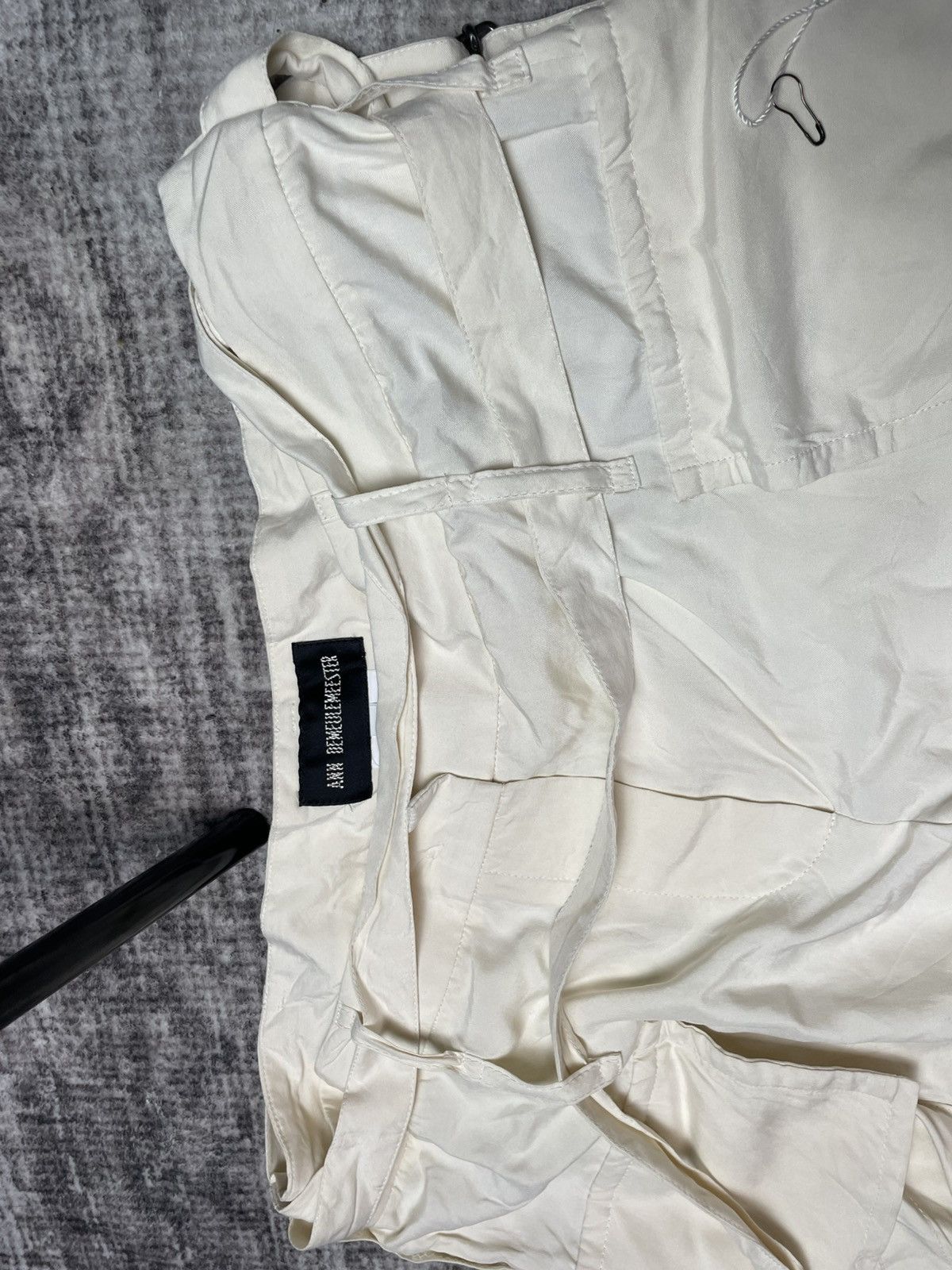 Ann Demeulemeester Ann Demeulemeester Silk Cargo Bondage Pants Size US 32 / EU 48 - 7 Thumbnail