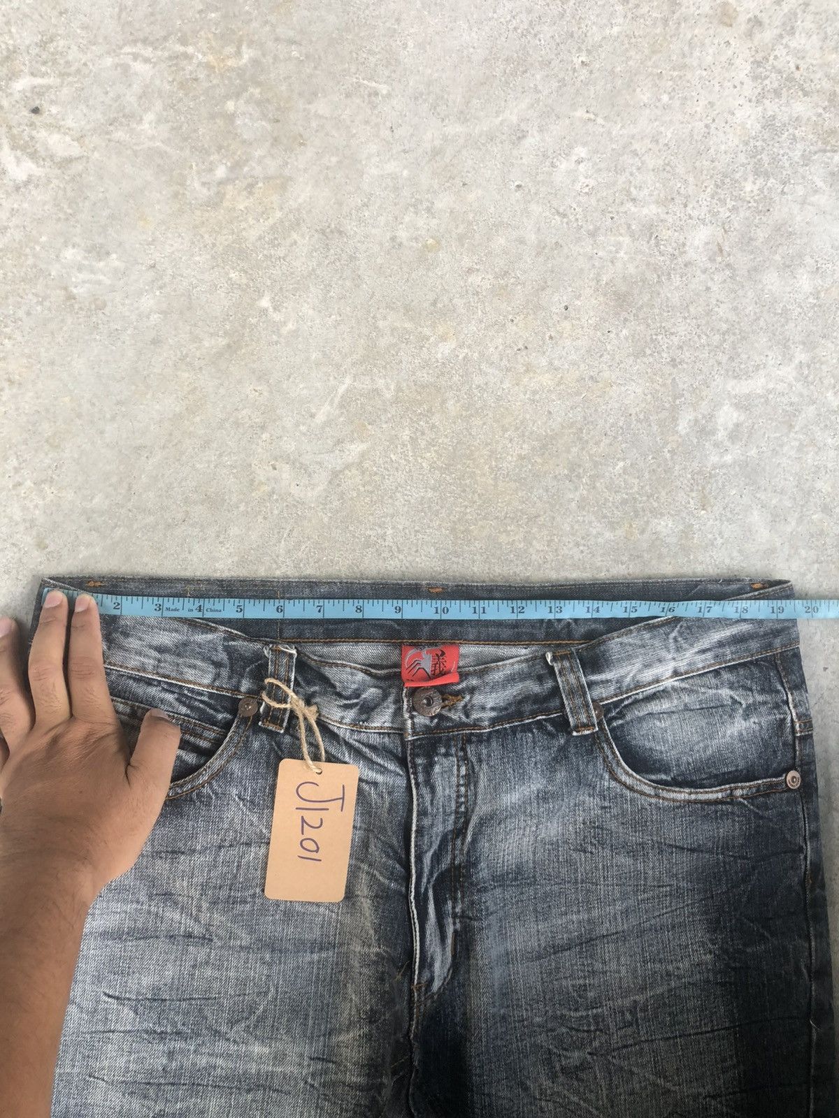 If Six Was Nine Japanese Black ant Flared Jeans Distressed Jeans Size US 38 / EU 54 - 21 Thumbnail