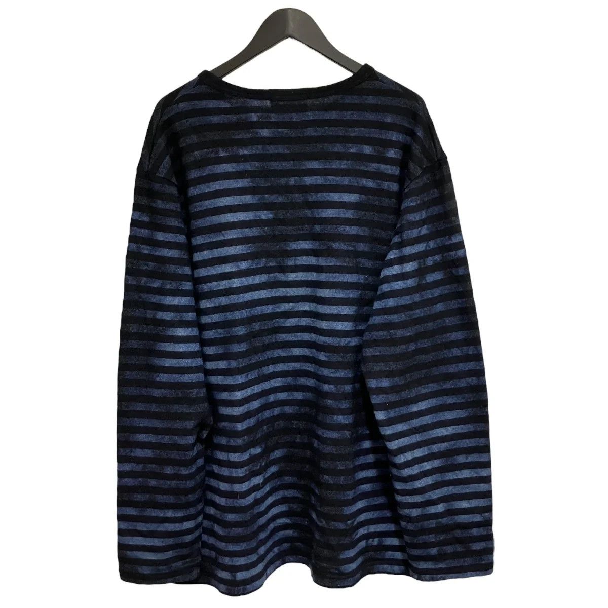 Yohji Yamamoto Yohji Yamamoto for homme blue black striped knit Size US L / EU 52-54 / 3 - 2 Thumbnail