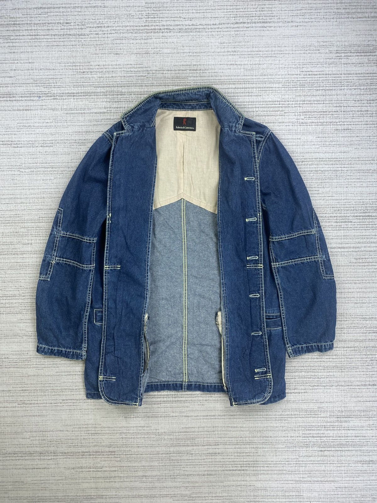 Roberta di Camerino Vtg 80s Roberta Di Camerino Denim Multipocket Jacket Size US M / EU 48-50 / 2 - 6 Thumbnail