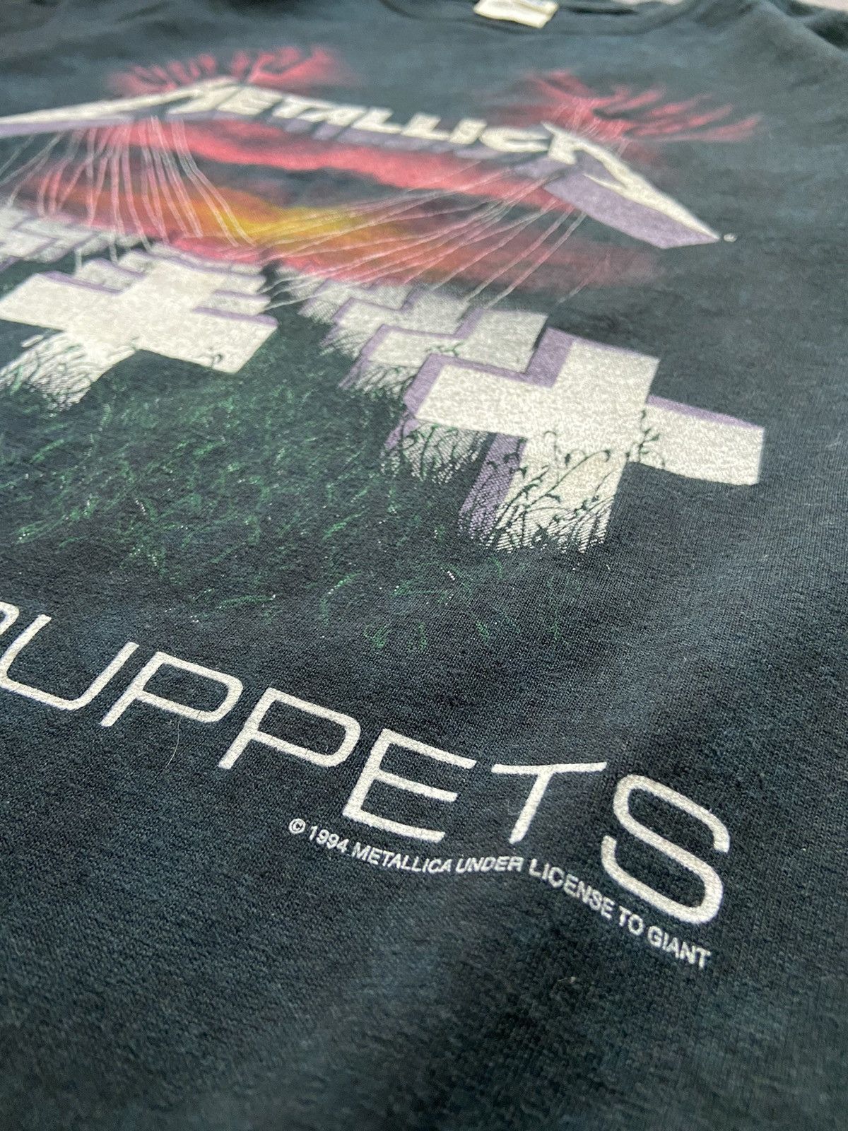 Band Tees × Metallica × Vintage Vintage 1994 Metallica Master Of Puppets Graphic T Shirt Size US L / EU 52-54 / 3 - 2 Thumbnail