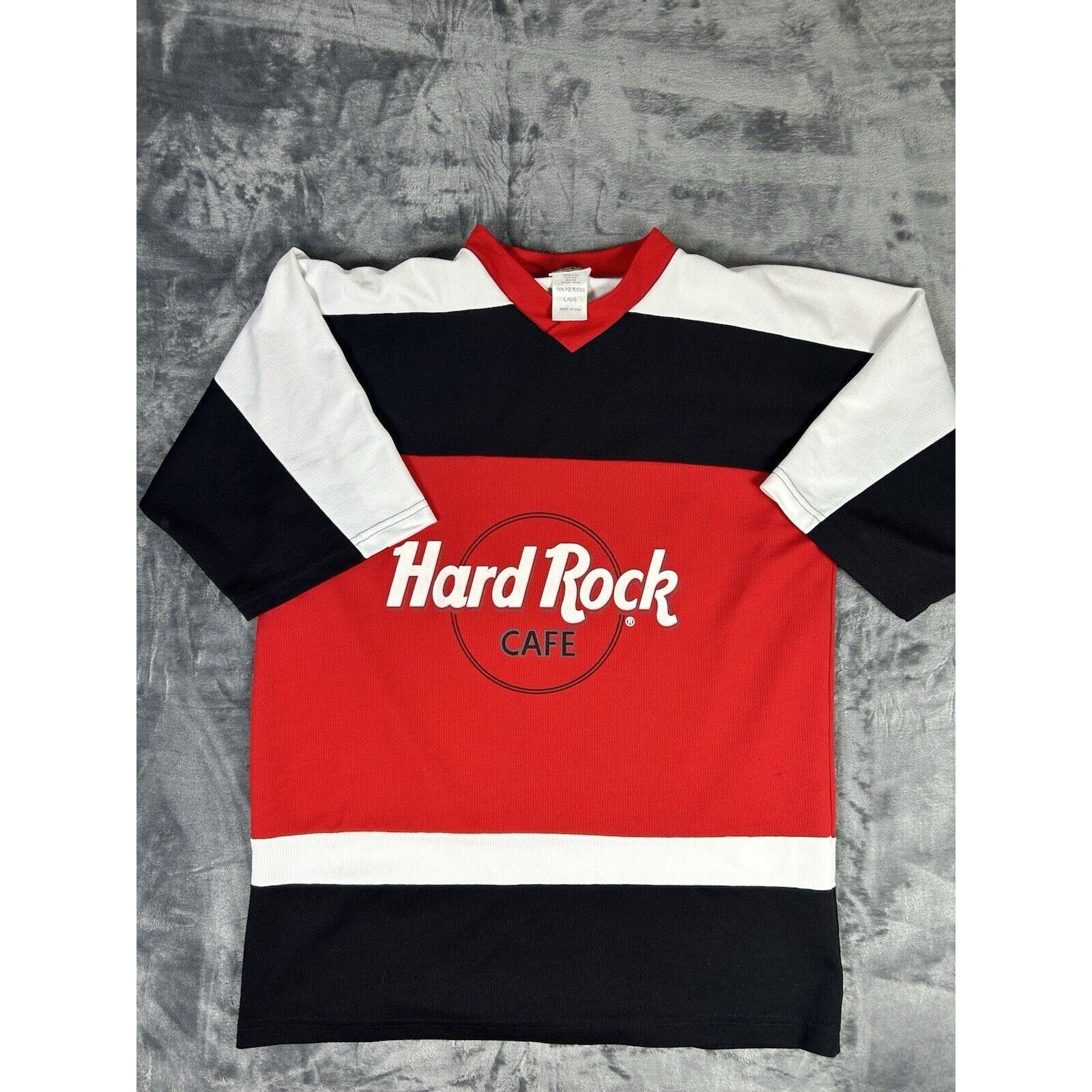 Hard Rock Cafe Vintage Hard Rock Cafe Chicago Hockey Jersey Men’s Large Size US L / EU 52-54 / 3 - 1 Thumbnail