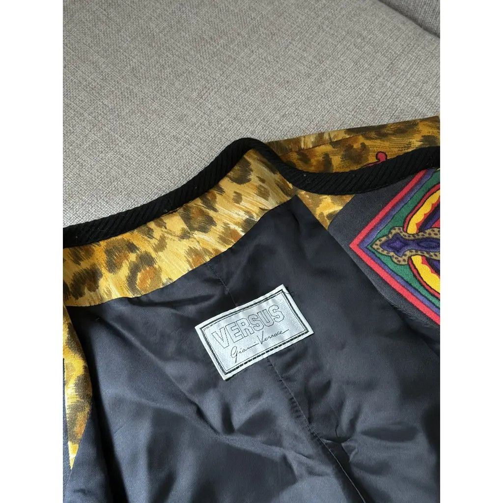 Versus VERSUS GIANNI VERSACE Vintage Skirt Suit Set – Size IT 46 Size 32" / US 10 / IT 46 - 5 Thumbnail