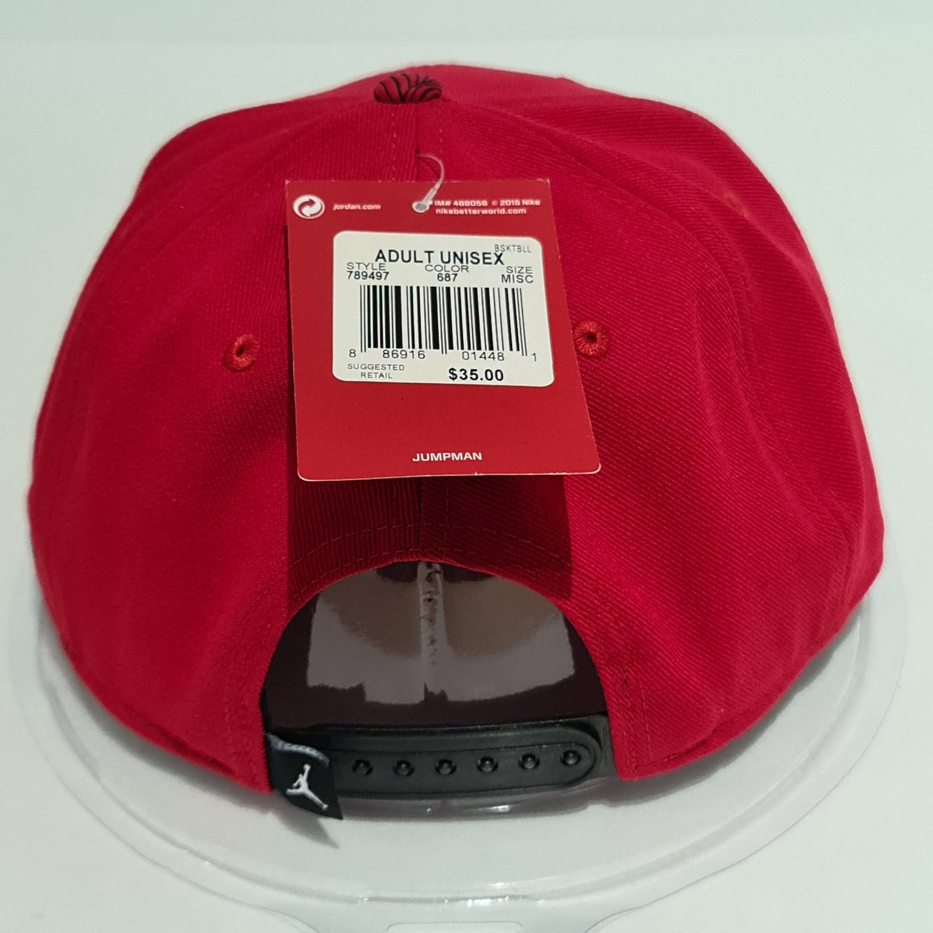 Jordan Brand Jordan Cap Snapback 'TWO3 Flu Game' Red Size ONE SIZE - 9 Thumbnail