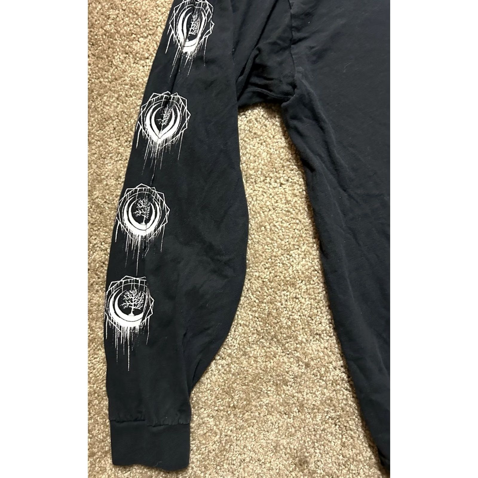 Vintage Aethere Realm Heavy Metal Band Long Sleeve Mens T Shirt XL Black Size US XL / EU 56 / 4 - 5 Thumbnail