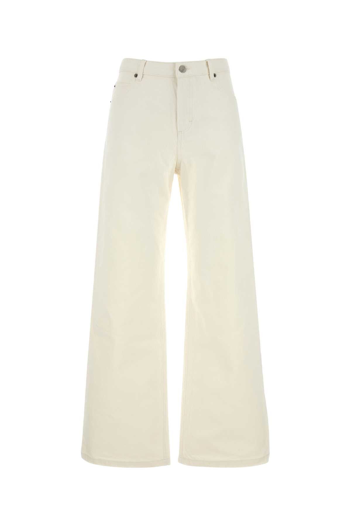 Soeur White Denim Calvin Wide-Leg Jeans Size 26" / US 2 / IT 38 - 1 Thumbnail