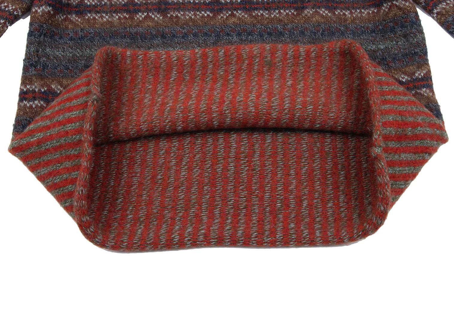Comme des Garcons Homme Plus Nordic Knit Alpaca Blend Sweater in Multicolor Size US M / EU 48-50 / 2 - 6 Thumbnail