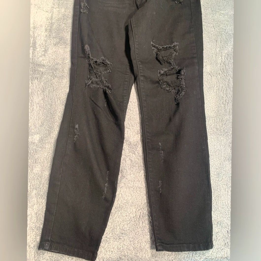 Vintage Judy Blue Boyfriend Fit Black Distressed Jeans Women 28 Black Jeans Women Boyfriend Style Regular Size 28 Distressed Black Judy Blue Property Size 28" / US 6 / IT 42 - 2 Thumbnail