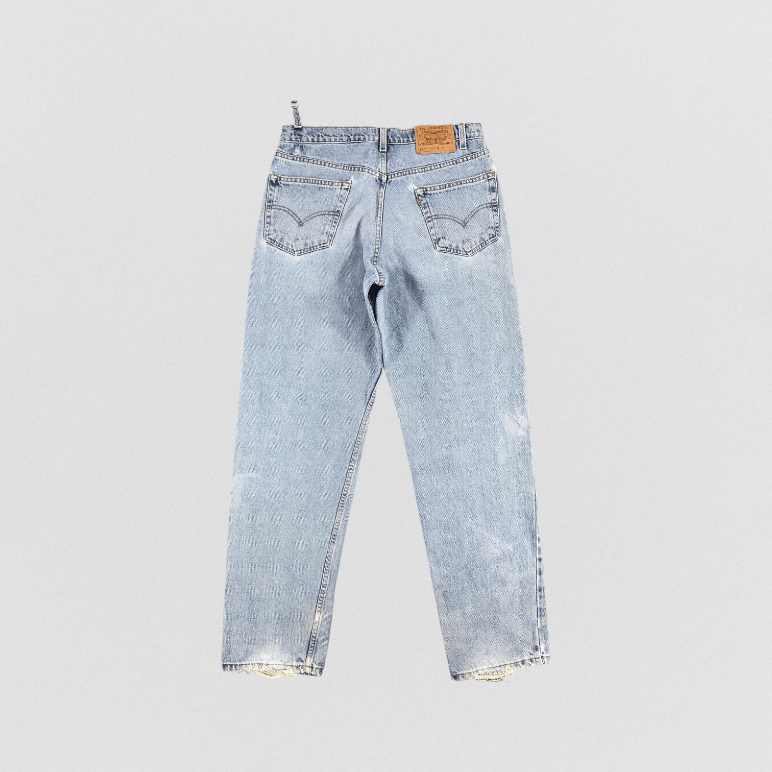 Levi's × Vintage Vintage 90s Light Wash Levis 550 Jeans-JM1800 Size US 34 / EU 50 - 2 Thumbnail