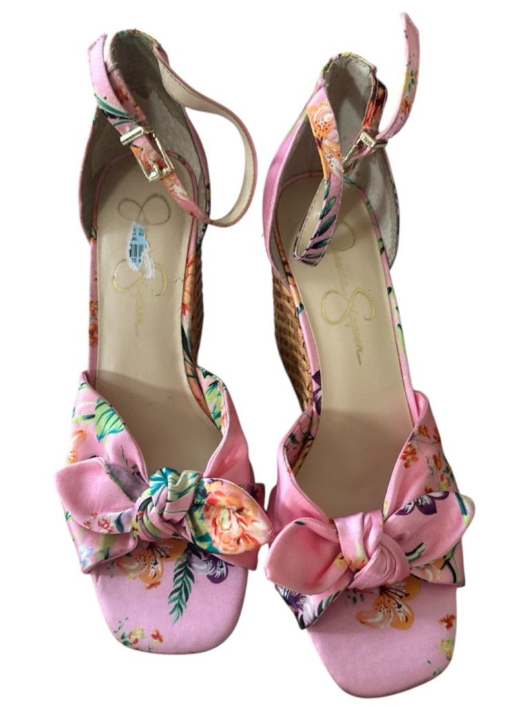 Jessica Simpson Jessica Simpson Delirah Floral Wedge Size 7 Size US 7 / IT 37 - 5 Thumbnail