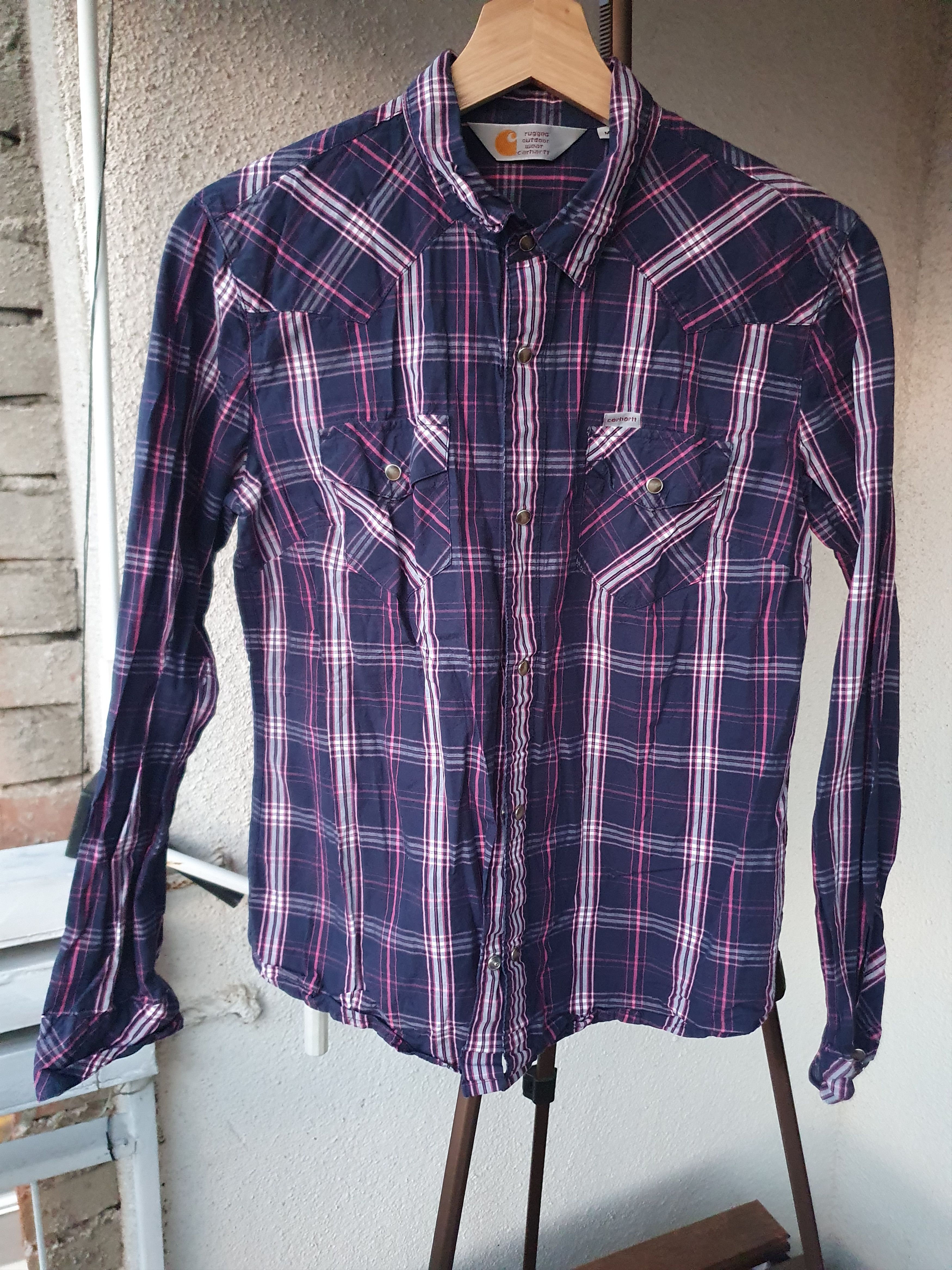Carhartt Carhartt W' Hickey Shirt Pearl Snap shirt sz M Size M / US 6-8 / IT 42-44 - 1 Thumbnail