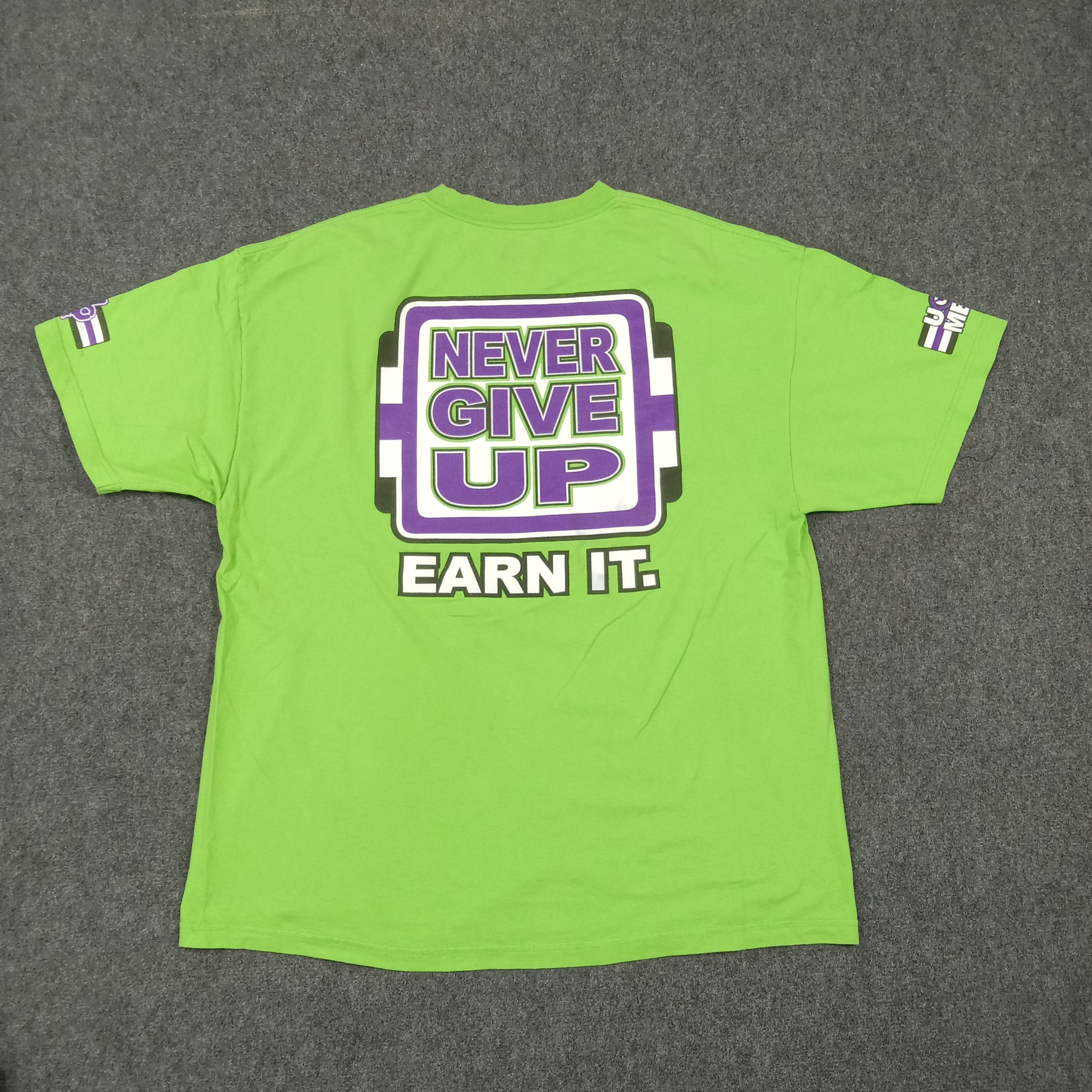 WWE 2018 John Cena Authentic WWE Wear Tshirt C276N35 Size US XL / EU 56 / 4 - 6 Thumbnail