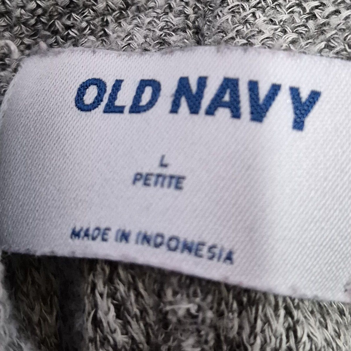 Old Navy Old Navy Large Cozy Gray Knit Boatneck Sweater Size L / US 10 / IT 46 - 6 Thumbnail