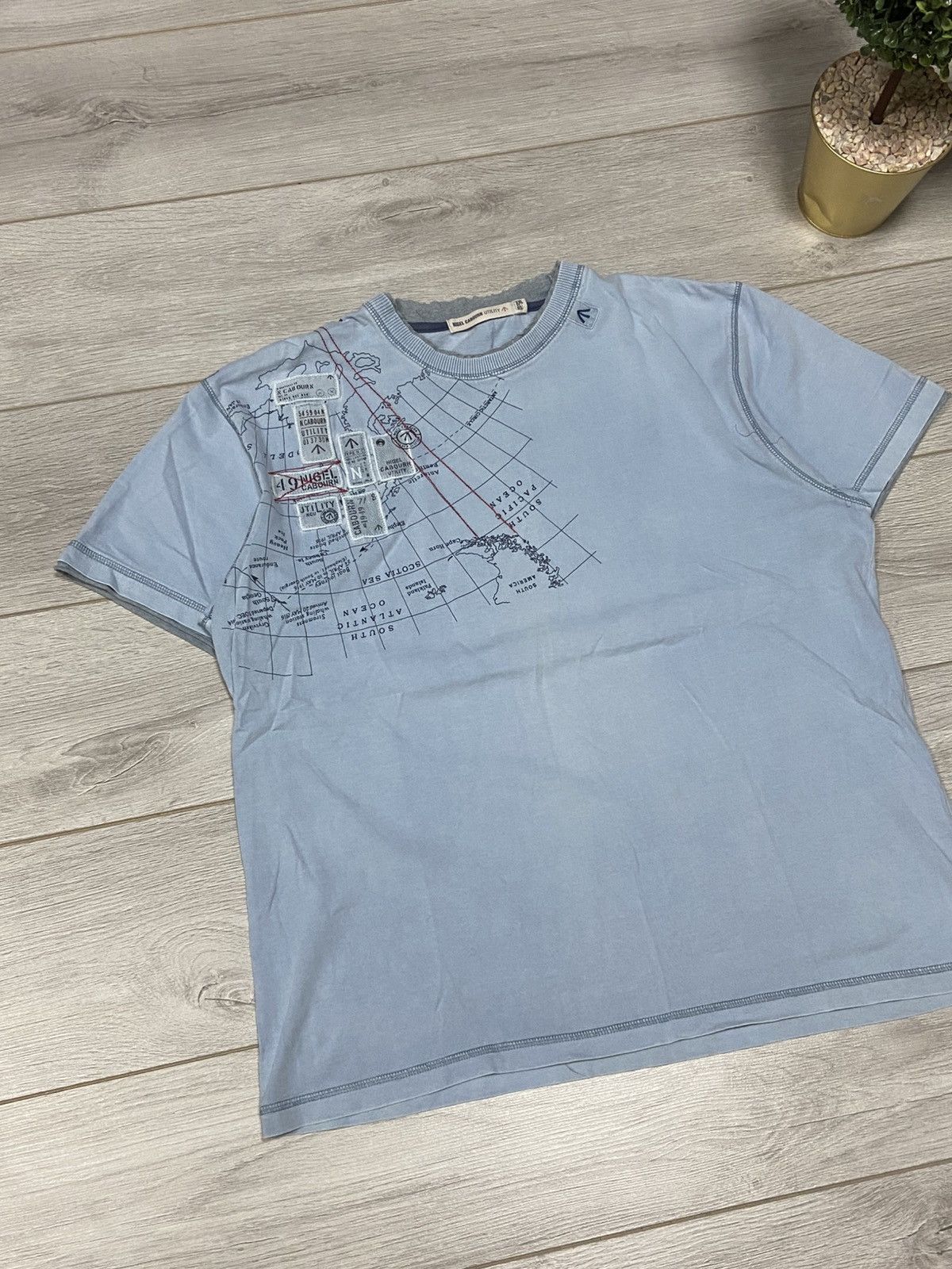 Nigel Cabourn Nigel Cabourn vintage map 🗺️ t-shirt Size US XL / EU 56 / 4 - 3 Thumbnail