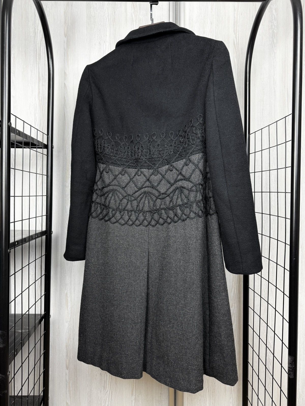 Alberta Ferretti Philosophy di Alberta Ferretti double colour wool blend coat Size M / US 6-8 / IT 42-44 - 7 Thumbnail